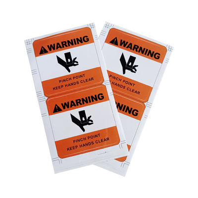 Etiket Vinil Yapışkanlı Etiketler Güvenlik Uyarısı Tehlike Voltaj Uyarısı Uzak Durun