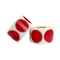 Kırmızı Kağıt Altın Folyo Sertifika Etiket Etiketi Özel Logo Kabartmalı