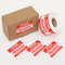 Paketleme için Kırılgan Uyarı PVC Etiket Etiketi Dikkatli Taşıma ve Güvenli Nakliye