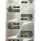 Elektronik için Metalik Mat Gümüş Polyester PVC Etiket Etiketi