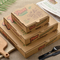 Baskılı Karton Oluklu Pizza Paket Servis Kutusu Konteyner Ambalajı
