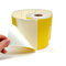 Özel Sarı Termal Barkod Kağıt Rulo Yapışkanlı Etiket 58mm