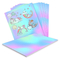 Lazer Yazıcı için Holografik Vinil A4 Mürekkep Püskürtmeli Etiket Kağıdı kendinden yapışkanlı a4 etiketleri