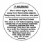 Nakliye Taşımacılığı İçin Uyarı Dikkat PVC Etiket Etiketi