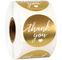 ODM Bopp Altın Logo Teşekkür Ederim Küçük İşletmeler İçin Etiketler