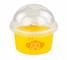 Puding Dondurma için Küçük Plastik PP Tek Kullanımlık Mango jöle tatlı bardakları