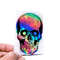 Yuvarlak Holografik Lazer Etiket Gökkuşağı Rengi Özel