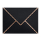 Uv Bronzlaştırıcı Logo Siyah Kart Kraft Kağıt Zarf İş İçin