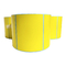 Termal Yazıcı için Suya Dayanıklı Etiket Kağıt Rulo Renkli Yuvarlak Sarı İrsaliye